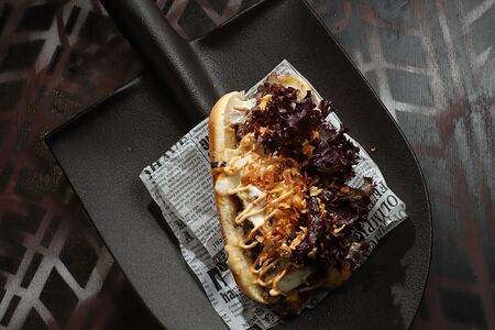 Хот-дог с говяжьим фаршем