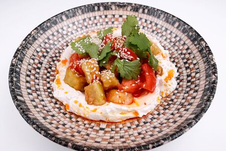 Салат Хрустящие баклажаны