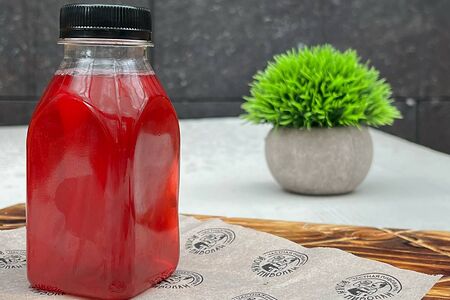 Морс брусничный собственного приготовления