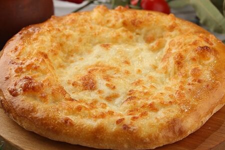 Хачапури по-мегрельски с двойным сыром