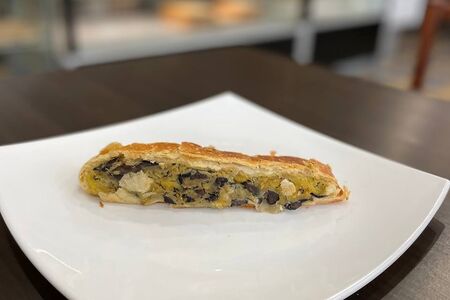 Пирог с картошкой и грибами