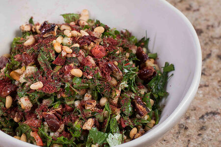 Табуле с булгуром и абхазским лимоном