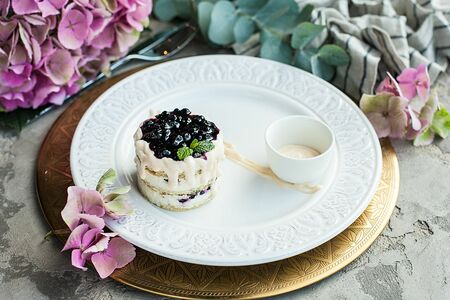 Черничный десерт