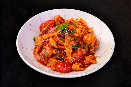 Кальмар в чили соусе