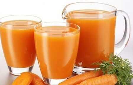 Морковный свежий сок