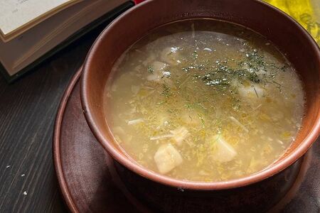 Щи зеленые с майонезом