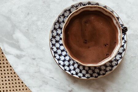 Какао с молоком