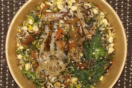 Wok лапша рисовая со свининой