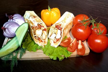 Шаурма с двойным мясом