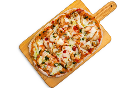 Пицца курица с песто