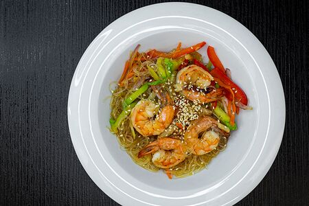 Феттуччине с морепродуктами