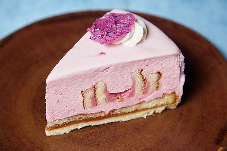 Чизкейк малина-маракуйя