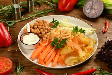 Овощные снеки к пиву