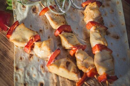 Куриное филе на шпажке