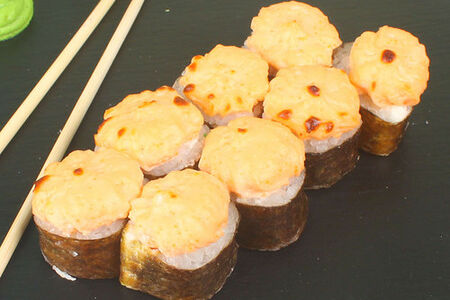 Ролл запеченный лосось