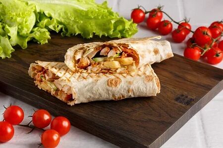 В лаваше со свининой