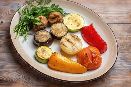 Овощи на углях