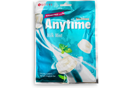 Конфеты Anytime со вкусом молока и мяты