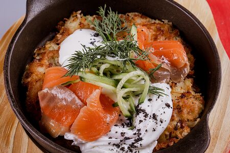 Драник с форелью