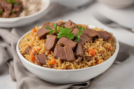 Плов с говядиной