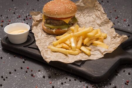 Бургер с курицей