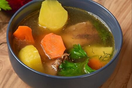 Шорпа по азиатски с овощами