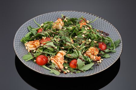 Руккола с креветками