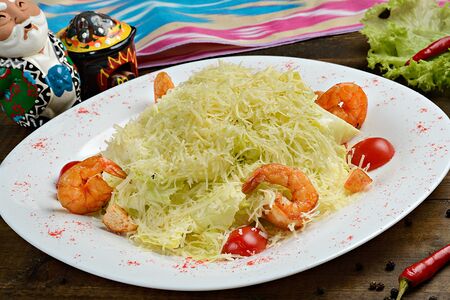 Цезарь с креветками