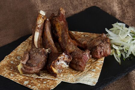 Шашлык из бараньей корейки