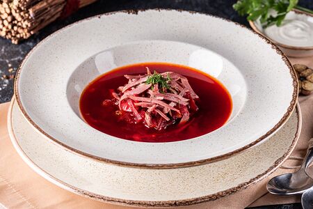 Крымский борщ с гусем