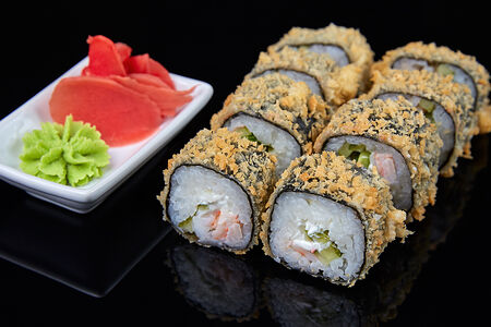 Ролл жареный Темпура с креветкой