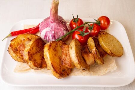 Картофель с курдюком