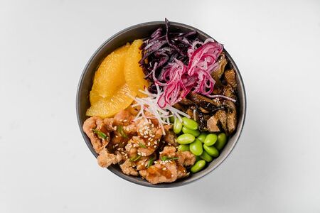 Поке Имбирная курица большая