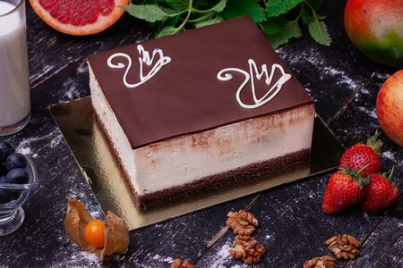 Торт Суфле в шоколаде S