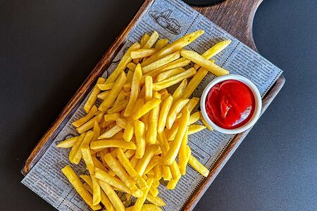 Мега фри с сырным соусом