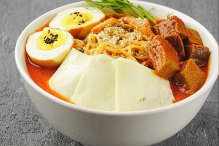 Корейский рамен с телятиной