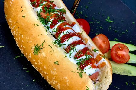 Хот-дог с одной сосиской