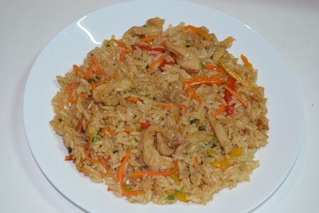Рис с курицей