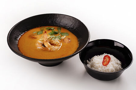 Суп Том ям с морепродуктами