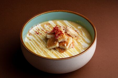 Крем суп из чечевицы