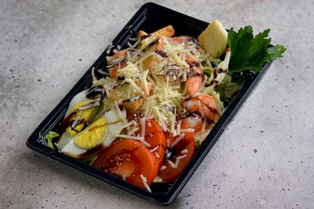 Цезарь с креветками