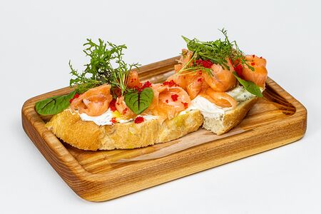 С лососем и творожным сыром