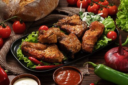 Шашлык из свиной шеи