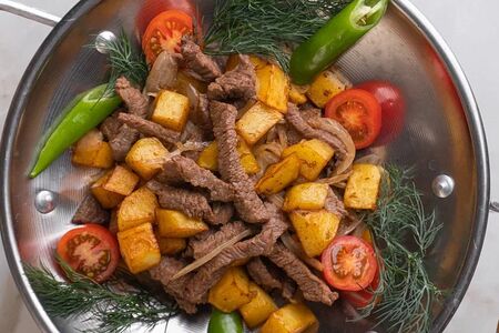 Кавурма из телятины