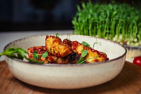 Хрустящие баклажаны хойсин