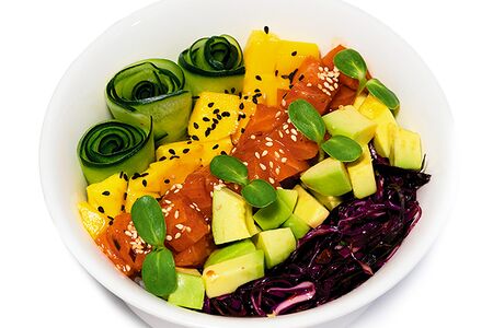 Поке с лососем