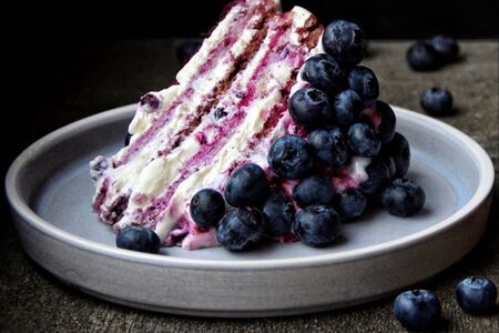 Черничный торт