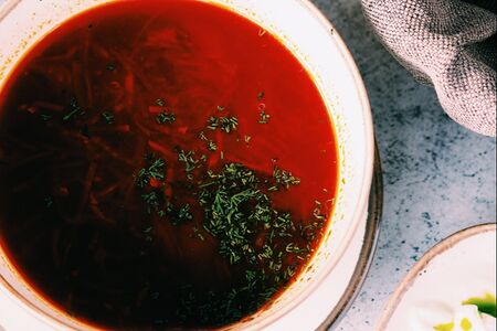 Борщ с вишней