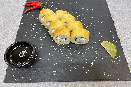 Жареный с креветкой