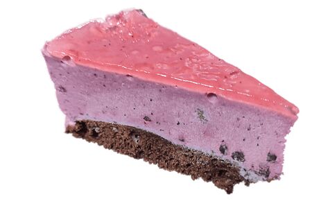 Муссовый черничный торт